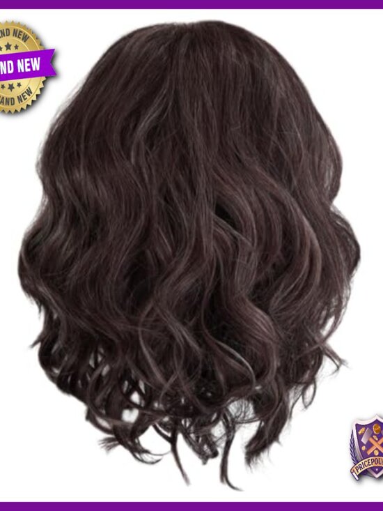 Heat-Friendly Wavy Bob Wig with Comfort Cap, Average Size main image 5